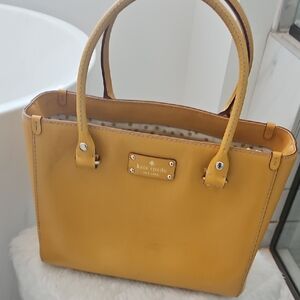 Kate Spade Mustard Yellow Tote